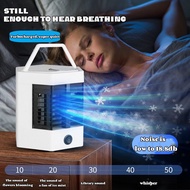 Mini Air Conditioner Portable Air Mini Cooler Aircond Humidifier Purifier Air Cooler Fan Spray Electric Fan Mini Chiller Humidifier Air Conditioner Cooler Water Cooling Humidified Electric Fan Usb For Student Dormitory Home Office Desktop 冷风机