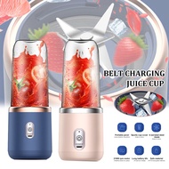 EG【Ready Stock】400ml Personal Blender Rechargeable Cordless Blender Cup Portable Mixer Juicer Cup for Smoothie Milkshake Juice Baby Food