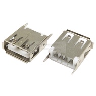 USB-A Type Female Socket Socket Straight/Curved Pin Female Head 4P Curling Edge/Flat Port Straight P