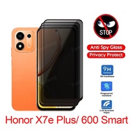 Privacy Screen Protector For Honor X7e Plus 600 Smart X7ePlus 600Smart 4G 5G 2026 Full Cover Glue Te