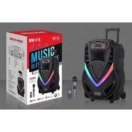 Outdoor Wireless Bluetooth Speaker 1500W High Power Speaker 15 Inch 40W Karaoke Party Subwoofer With