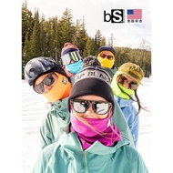 BS滑雪護臉兒童面罩頭罩男女雙層速干頭戶外保暖防風Blackstrap