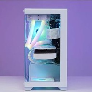 跨境 臺式機電腦主機殼 全側透明鋼化玻璃海景房電競游戲水冷機箱