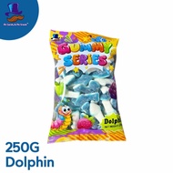 【mr candy】dolphin gummy Candy/250g Sour candy/gummies/soft candy/gummy candies wholesale