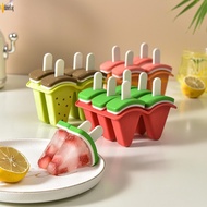 4 Grid Silicone Popsicle Mould Baby Food Supplement Ice Tray Mold