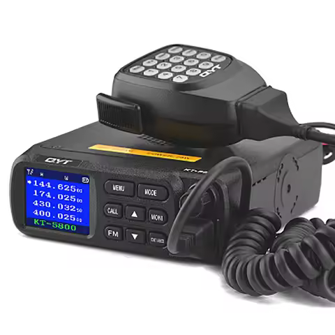Car Walkie Talkie QYT KT-5800 Dual Band Quad-Standby VHF UHF 25W Mini Car Two Way Radios Truck Trans