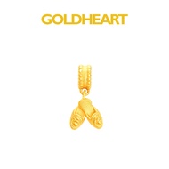 Goldheart 999 Gold Commemorative Beaded Slippers Charm