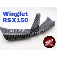 HONDA RSX150 / RSX 150 Winglet Body Cover Carbon New Accessories Motor RSX 150 X Winners Hidung Depa