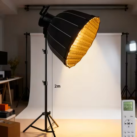 Bowens Lighting Video Studio 135W 110-220V Photography Dimmable LED Lamp Flash Studio 3000-6000K 3 C
