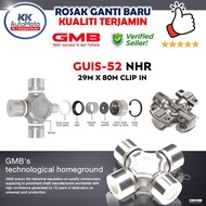 GUIS-52 29mm x 80mm NHR Model GMB Steering Universal Joint U-Joint Long Shaft Coupling