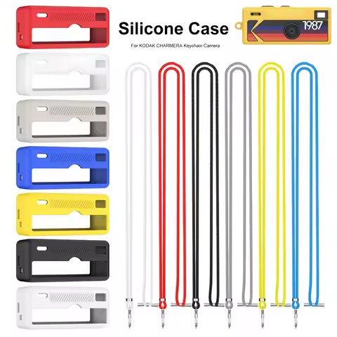 Soft Silicone Protective Case Fit for Kodak CHARMERA Keychain Digital Camera Travel Carrying Case Sc