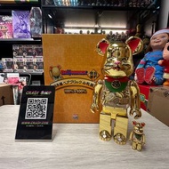 *實體店現貨* 「日限」招き猫 小判 開運 金メッキ 100％ & 400％ Be@rBrick