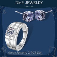 DMY Jewelry 999 Gold Original/ Cincin Lelaki Islam/Diamond Ring for Men/Silver 925 Original/Cincin B