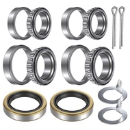 2 Pack Trailer Bearings Kit, High Speed and Rotary Quiet, L68149 L44649 Trailer Axle Bearings Kit, F