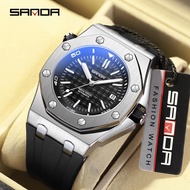 SANDA Simple Personalized Waterproof Fall Arrest Watch 7032-2