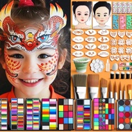 套裝人體畫臉兒童面部彩繪材料水溶性安全無異味顏料工具臉繪