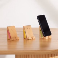 【桌上收納】 阿呆 手機座 名片座 原木手機架 支架 生日禮物