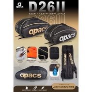 APACS BADMINTON BAG 2 COMPARTMENT BACKPACK D2611