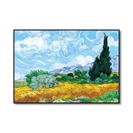 Van Gogh Starry Night Monet Sunflower Wall Art Poster Abstract Vintage Antique Mural Modern Home Dec