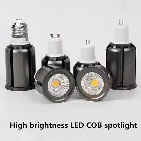 Ultra Bright LED COB Spotlight 9W 12W 15W 20W 25W E14 E27 GU5.3 GU10 Light Bulb AC 220V Spot light L