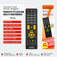 REMOTE TV TABUNG LCD LED SERBAGUNA MULTIFUNGSI TV 11 PENGGANTI REMOT TV YANG RUSAK