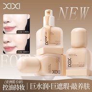 Xixixi Shimmer Even Cleansing Liquid Foundation Foundation Delicate Foundation Hold Makeup Natural B