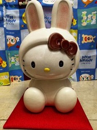 Sanrio 日本限定 Hello Kitty 信樂燒 兔仔陶瓷擺設 日本製