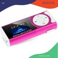 MP3 Digital LCD Screen Clip-on Media Music Player With Micro SD Card Slot MP3 Player