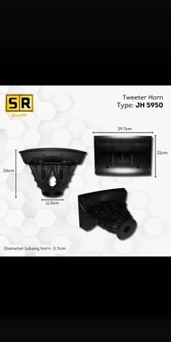 HORN TWEETER LINE ARRAY HARMONIKA | POLIKARBONATE