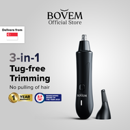 BOVEM Orbit Trimmer 2.0: Electric Nose Hair and Ear Hair Trimmer Rechargeable For Men Grooming