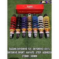 SUZUKI SKYDRIVE 125 CARB/F.i/SKYDRIVE SPORT/HAYATE 125/STEP/ADDRESS REAR SHOCK 270MM / 300M / 330MM