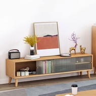 櫻桃傢俱 - 實木電視櫃茶幾組合北歐現代組合客廳小戶型睡房儲物地櫃120CM（電視櫃）