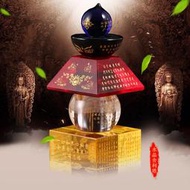 【淘淘屋】水晶舍利塔裝藏供養舍利子甘露嘎烏瓶小號陀羅尼咒寶篋印塔擺件