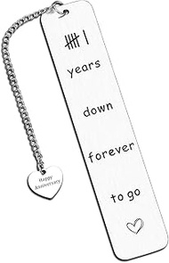 Iron Anniversary Bookmarks for Him Her, Iron Gifts for 6th Anniversary, 6 Year Anniversarys Gifts fo