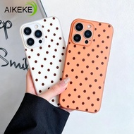 New Polka Dots Frosted Clear Phone Case For Samsung Galaxy A57 A56 M56 F56 A55 M55 M55S F55 A54 A53 
