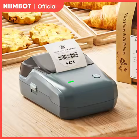 Niimbot B1 Thermal Label Printer Bluetooth Portable Pocket Label Maker Barcode QR Code Self-adhesive