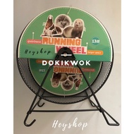 Small Animal Metal Wheel 25cm Hamster Hedgehog Sugar Glider Guinea Pig Exercise Running Toy Roller