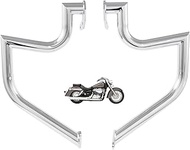 Gamyipp 1.5" Crash Bar Engine Guard Highway Bar for Honda VT750C VT750CSE Shadow Aero; VT750C2B Shadow Phantom; VT750CA Shadow Aero ABS; VT750C2 Shadow Spirit; VT750C2B Phantom (Chrome)