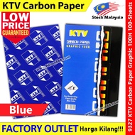 KTV Carbon Paper Graphic 100H Finest Quality 100% Genuine Product KTV Thailand / Kertas Karbon Tulis