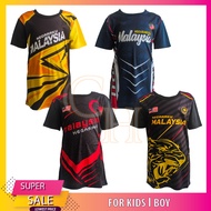 (HARGA BORONG) KIDS JERSEY MALAYSIA T-SHIRT MALAYSIA SHORT SLEEVES (BAJU JERSI BUDAK MALAYSIA LENGAN PENDEK) KB2