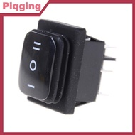 Piqging 12V  Waterproof 6Pin DPDT Self Loing Rectangle Roer Switch TH
