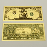 cod All US Dollar Series Gold Foil Banknotes Home Decoration Silver Commemorative Banknotes Collecti