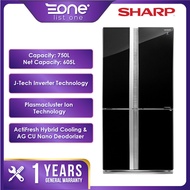Sharp 750L Avance Refrigerator SJF959VGK | Fridge | Peti Sejuk