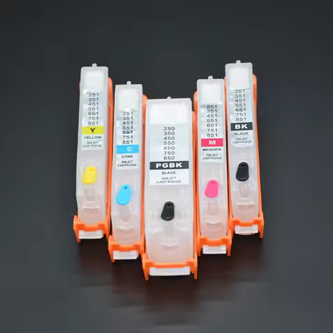 PGI-150 CLI-151 Refill Ink Cartridge for Canon MG5410 MG5510 MG5610 MG6310 MG6610 MG7110 MG7510 MX72
