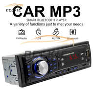 🚕Ockic BT รถวิทยุเครื่องเล่น MP3จอแอลซีดี USB รถวิทยุ AUX BT WAV WMA FM HD วิทยุรถวิทยุ1 DIN ที่มีการควบคุมระยะไกล