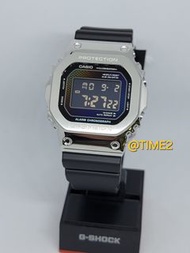 Gshock steel metal GM-5600RW-1D GM5600RW-1D GM-5600 GM5600 5600 銀色不銹鋼殼 男女合適