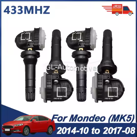 4PCS 433MHz Tire Pressure Sensor For Ford Mondeo MK5 2014-2017 TPMS Sensor EV6T-1A180-CB EV6T-1A180-