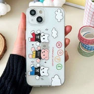 iPhone 16/15/14/13/12/11/XS/XR/7/8/SE2/SE3 Walk 透明手機殼