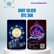Baby 3g Pure Fine Silver Bar Precious Metal Original