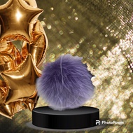 Fendi 紫色紹鼠毛毛球
